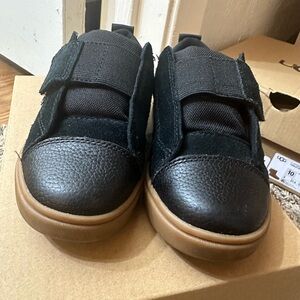UGG Kids Black Sneakers with Brown Soles